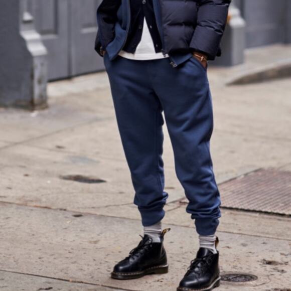 Uniqlo Navy Jogger Sweatpants - Picture 1 of 8